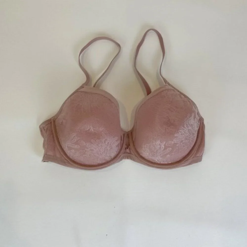 NWOT Soma Bra 36DD Lightest Lift Perfect Coverage Beige Lace B1872